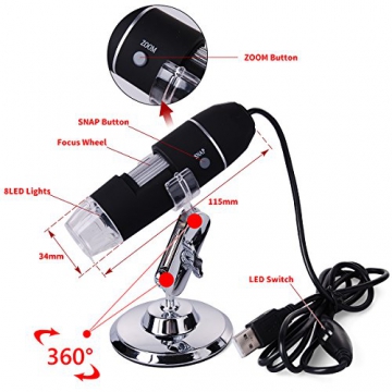 XCSOURCE USB-Mikroskop TE071